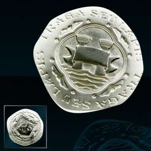New Pieces of Eight Dubloon Geocoin Pirate Coin  