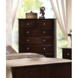  TR1505CH Torino 5 Drawer Chest in Espresso