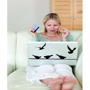   Removable Wall Decals  Birds on a wire and in flight