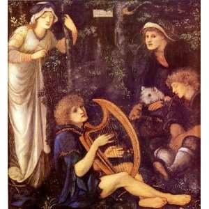   Madness Of Sir Tristram, By BurneJones Edward Coley 