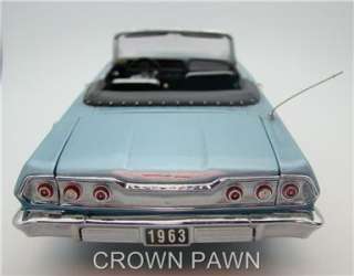 1963 Chevrolet Impala Convertible 1/24 scale Diecast Model Car 