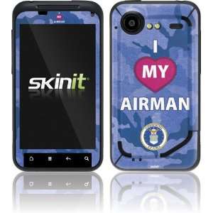 Skinit I Heart My Airman Camo Vinyl Skin for HTC Droid 