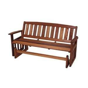  Western Red Cedar Mission Glider Patio, Lawn & Garden