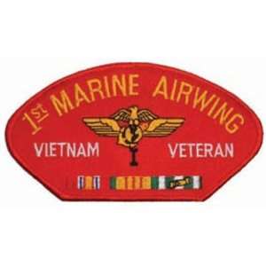  U.S.M.C. 1st Marine Airwing Vietnam Veteran Hat Patch 2 3 
