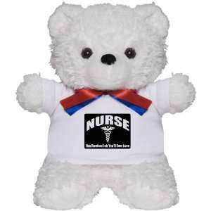  Teddy Bear White Nurse The Hardest Job Youll Ever Love 