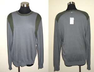 189 New 7 For All Mankind Men Gray Cashmere Sweater XL  