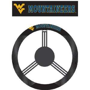 West Virginia Mountaineers Poly Suede Steering Wheel Cover