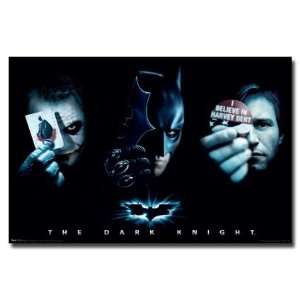   Poster  Featuring Batman The Joker & Harvey Dent 