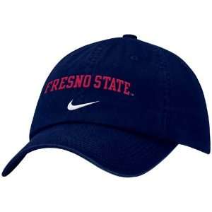  Nike Fresno State Bulldogs Navy Blue Campus Hat Sports 