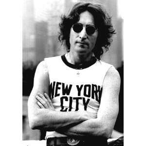    John Lennon   New York Shirt   Vintage Poster Print