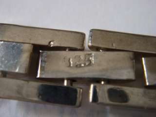 925 Taxco Sterling Link Unisex Bracelet  