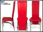 contemporary high back faux leather dining chairs ax2 location united