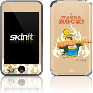  Homer I Wanna Rock skin for iPod Touch (1st Gen)  