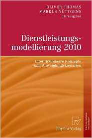 Dienstleistungsmodellierung 2010 Interdisziplinare Konzepte und 