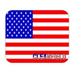  US Flag   Clearfield, Utah (UT) Mouse Pad 