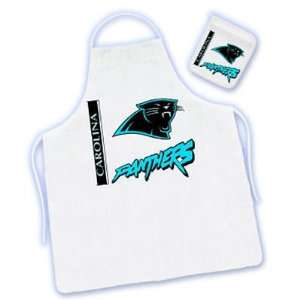  CAROLINA PANTHERS OFFICIAL CHEFS APRON + OVEN MITT 