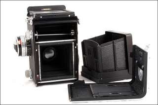 Rollei Rolleiflex T K8T2 Tessar 75/3.5 75mm f3.5 + Cap + Case LAST 