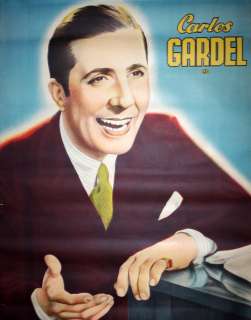 1935 RAREST CARLOS GARDEL MOVIE POSTER EL DIA QUE ME QUIERAS TANGO 
