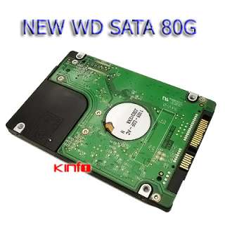 WD 2.5 80G 80GB SATA HDD Hard Drive Disk for Laptop 718037727400 