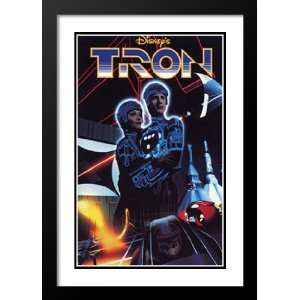  Tron 20x26 Framed and Double Matted Movie Poster   Style F 