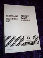 New Holland 846 Round Baler Parts Manual  