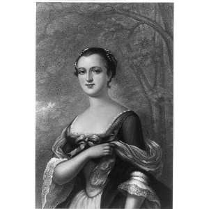  Martha Dandridge Custis Washington,1731 1802,wife,George 