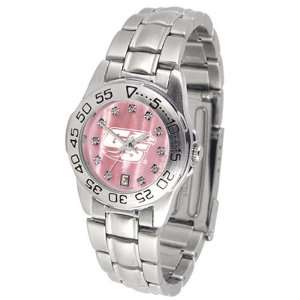 Southern Eagles NCAA Mother of Pearl Sport Ladies Watch (Metal Band 
