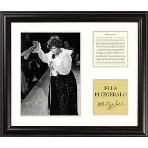  Ella Fitzgerald Framed 5 x 7 Photograph with Biography 