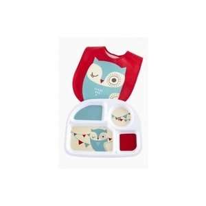  Danica Studio Oh so Yummy Good Owl Meal Time   Bib and 