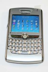 BlackBerry 8820 Silver (Unlocked) GSM World Smartphone w/ wifi at&t 