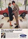 1967 RED FORD MUSTANG GET A SELECT SHIFT VINTAGE CAR AD  