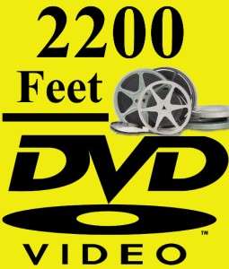 2200 Ft. Reg 8mm/Super 8mm Transferred to DVD FREE S/ H  