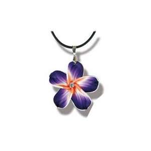    Hawaiian Flower Necklace   Flower Petal Necklace (Purple) Jewelry