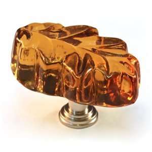   Crystal ARTX L2A Art X Amber Knobs Cabinet Hardware