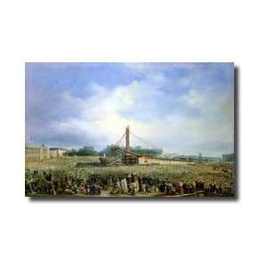  Erecting The Obelisk From Luxor In The Place De La 