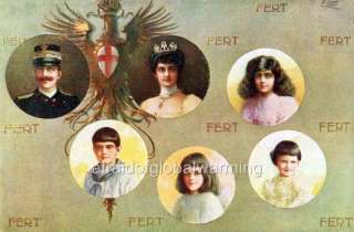 Photo 1915 Italy The Italian Royal Family  
