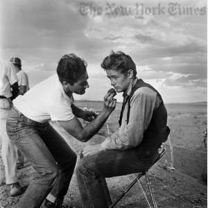  James Dean Getting Made Up, 1955