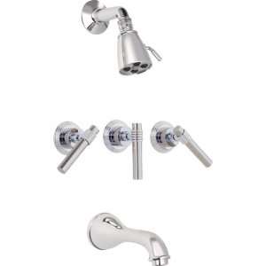   Faucets Three Valve Tub & Shower Set 5703 WCO