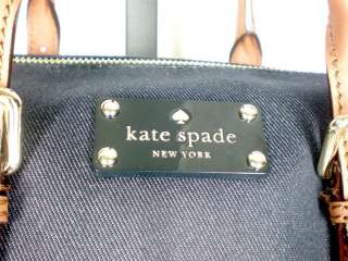 New KATE SPADE Dixon Place Little Blaine Indigo Handbag Purse Satchel 