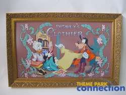   Clothiers Display Main Street Daisy & Goofy Hand Painted Art Prop Sign