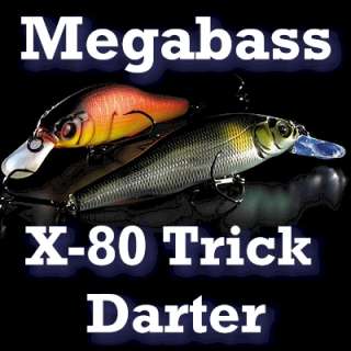 Megabass X 80 Trick Darter ~ Jerkbait ~ Wagin Honmoroko  