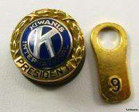KIWANIS INTERNATIONAL   14k Gold President Service PIN  