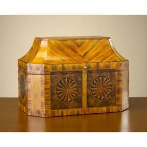  Wood Box with Inlay Pattern