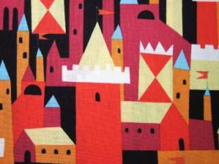 Andover Castle Peeps Tower Village Lizzy House Fabric  