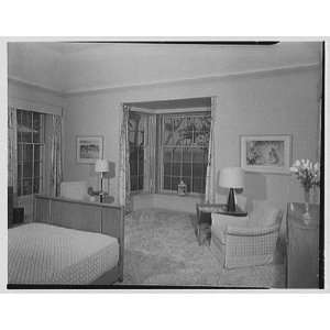   Ocean Blvd., Palm Beach. Master bedroom II 1958