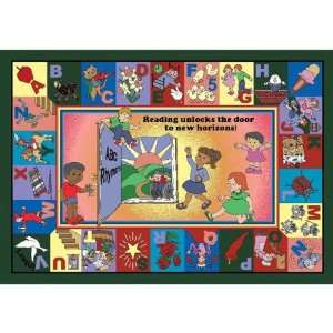  Read and Rhyme Classroom Rug   Rectangle   78W x 109L 
