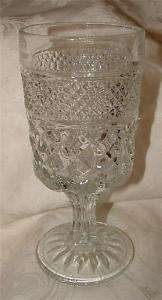 Anchor Hocking WEXFORD Clear Footed Water Goblets c 1970 L@@K  