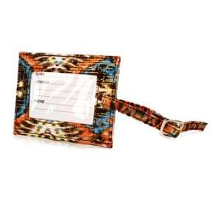    Luggage Tag w Adjustable Strap in Tribal