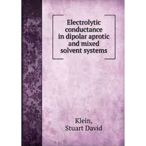  Electrolytic conductance in dipolar aprotic and mixed 