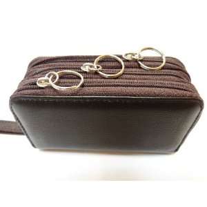 Coffee   Leather Key Chain Holder Wallet, Cell Phone Wallet, Card 